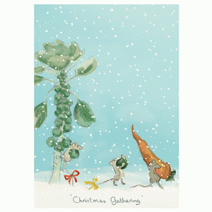 Christmas Gathering Card by Julian Williams