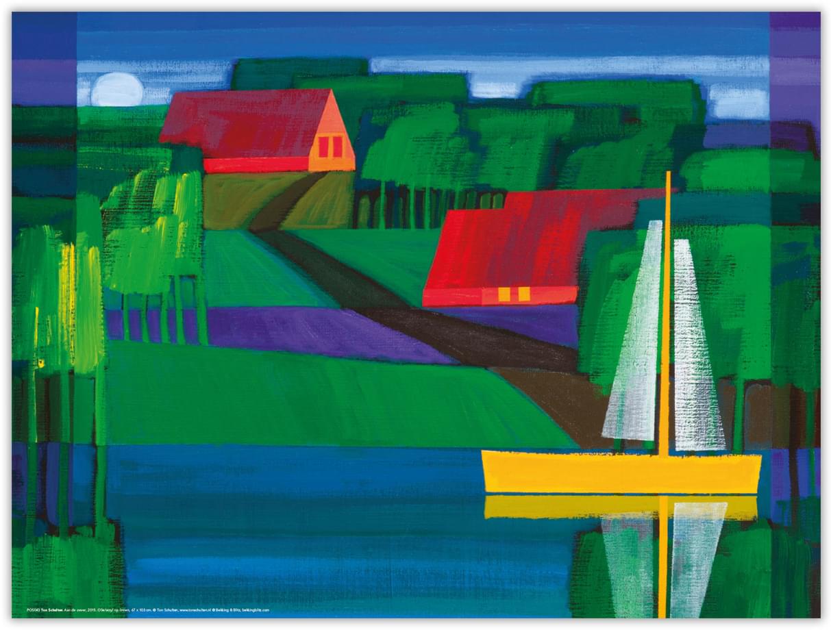 Poster Aan De Oever Ton Schulten Kaufen Bekking Blitz