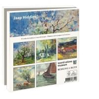 Kaartenmapje met env, vierkant: Jaap Hiddink, Noord-Veluws Museum