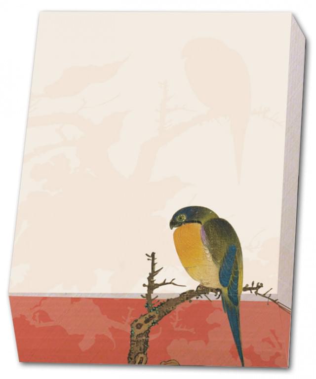 Memo blocnote: Album of birds and flowers (rood), Hu Feitao, Chester Beatty