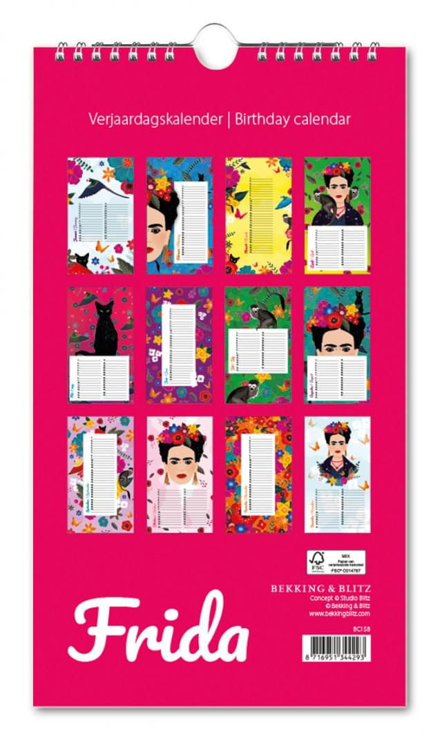 Verjaardagskalender: Frida