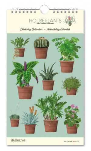 Verjaardagskalender: Houseplants, Kelly van Koppenhagen, Hortus Botanicus Amsterdam