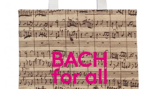 Canvas tas: Bach for all, Nederlandse Bachvereniging
