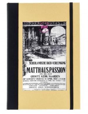 Passepartout notebook Matthausspassion, Bachvereniging