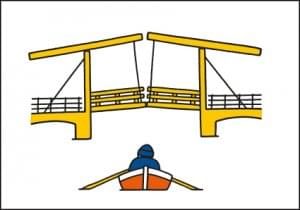 Nijntje - Miffy - Roeiboot + brug/L, Dick Bruna