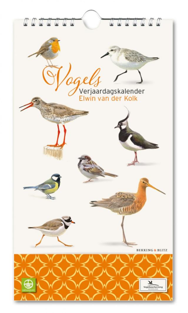 gebouw Petulance Kruipen Verjaardagskalender: Vogels, Elwin van der Kolk, Vogelbescherming -  Natuurpunt kopen | Bekking & Blitz