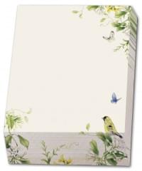 Memo blocnote: Vogels in blauweregen, Janneke Brinkman