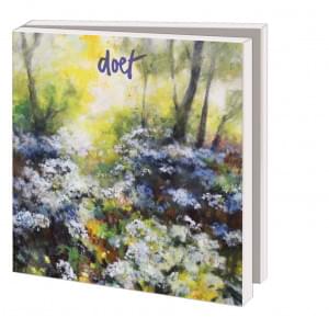 Kaartenmapje met env, vierkant: Bloemen, Doet Boersma
