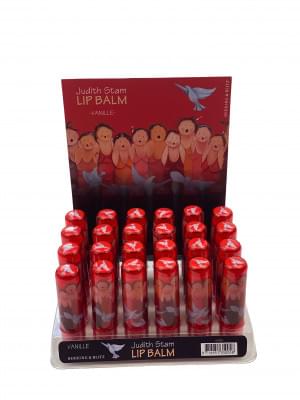 Display met 24 stuks lip balm: Judith Stam
