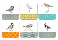 Onderzetters: Vogels, Elwin van der Kolk, Vogelbescherming - Natuurpunt
