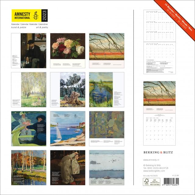 Amnesty International maandkalender 2023