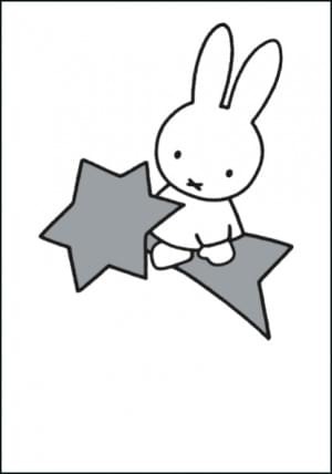 Nijntje - Miffy - Nijntje op ster/ST, Dick Bruna