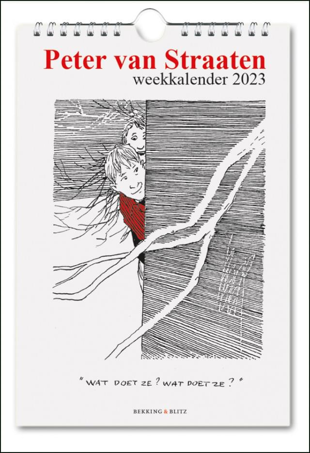 Peter van Straaten weekkalender 2023 kopen Bekking & Blitz