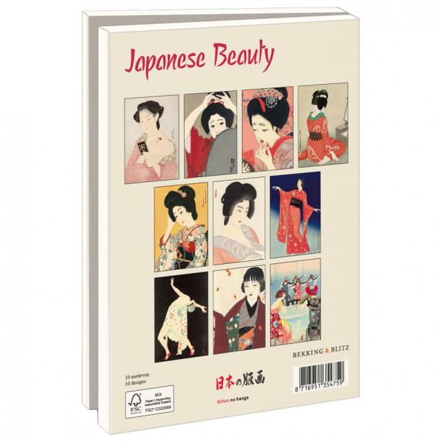 Kaartenmapje met env, groot: Japanese Beauty, Nihon no hanga