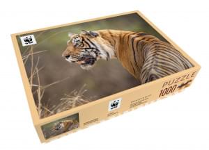 Puzzel (1.000 stukjes): Bengaalse tijger, Jeff Goldberg, Wereld Natuurfonds