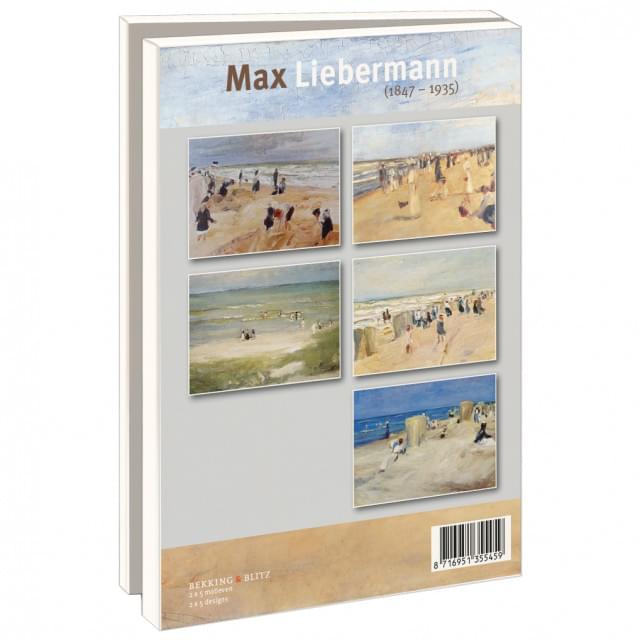 Kaartenmapje met env, groot: Max Liebermann