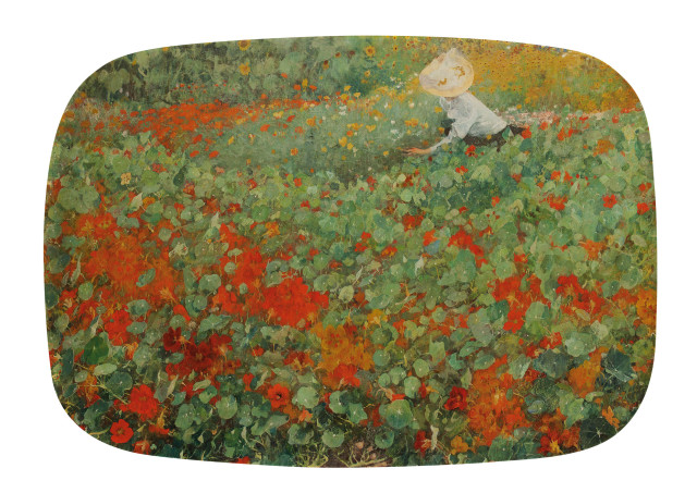Dienblad: De tuin, Jacobus van Looy, Teylers Museum
