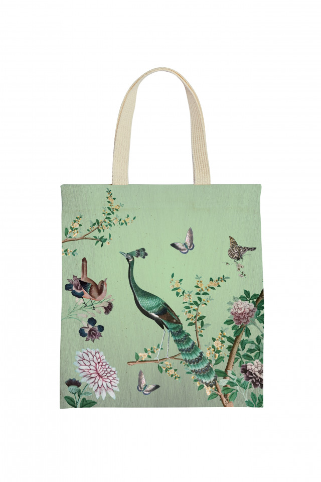 Tote bag: Chinees papier behang, Kasteel Heeswijk