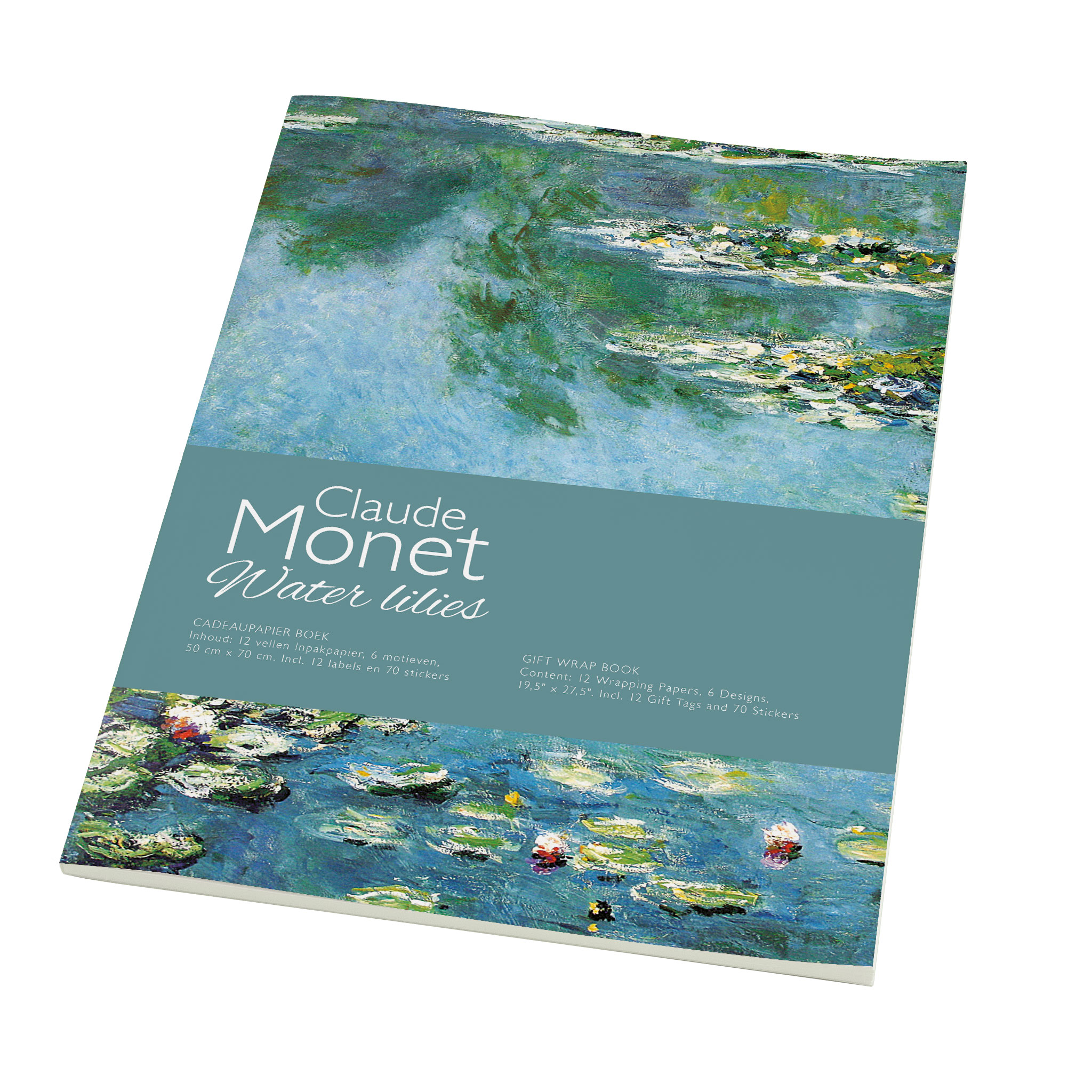 Flowers, Claude Monet: Wrapping Paper Book [Book]