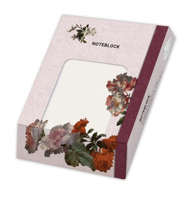 Memo blocnote: Bloemstuk, Jan Baptist Bosschaert, Musea Brugge