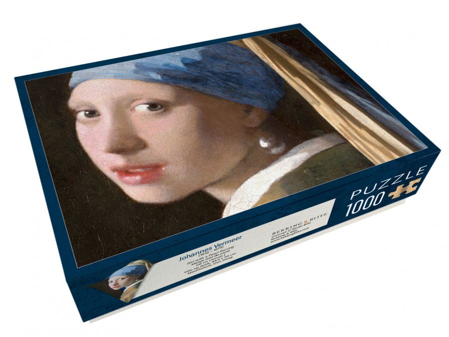 Puzzel (1.000 stukjes): Meisje met de parel - Girl with the Pearl