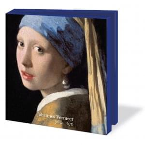 Kaartenmapje met env, vierkant: Johannes Vermeer, Collection Mauritshuis