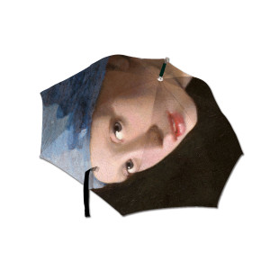Paraplu: Meisje met de parel - Girl with the Pearl Earring, Vermeer, Mauritshuis