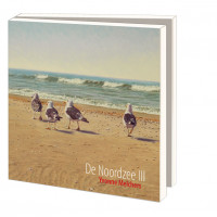 Kaartenmapje met env, vierkant: De Noordzee lll, Yvonne Melchers