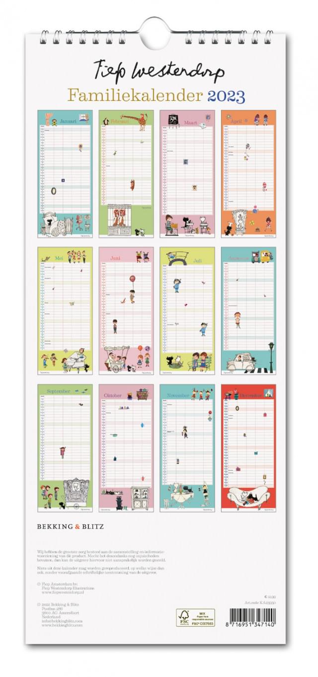 Fiep Westendorp familiekalender 2023