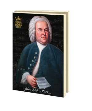 Kaartenmapje met env, groot: J.S. Bach, Bach Archiv Leipzig