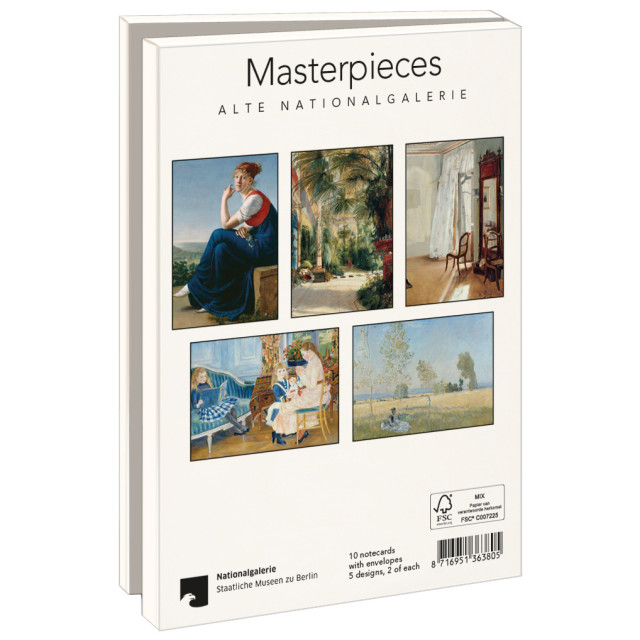 Kaartenmapje met env, groot: Masterpieces Alte Nationalgalerie, SMB