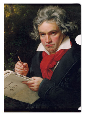 L-mapje A4 formaat: Ludwig van Beethoven, Joseph Karl Stieler, Beethoven-Haus Bonn