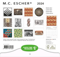 M.C. Escher mini maandkalender 2024