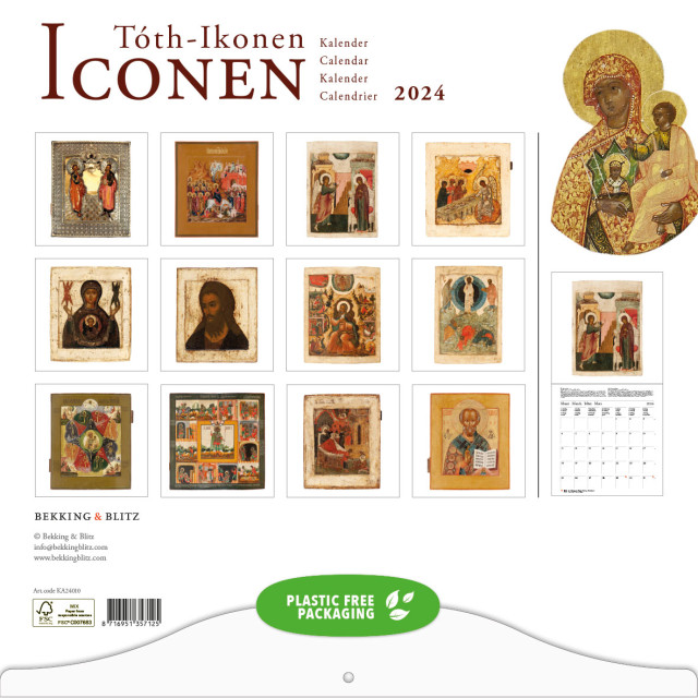 Iconen maandkalender 2024