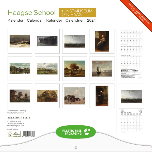 Haagse School maandkalender 2024