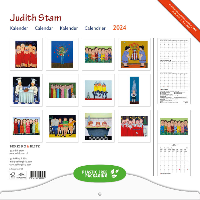 Judith Stam maandkalender 2024