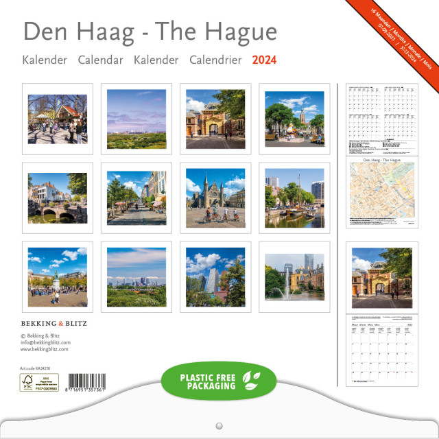 Den Haag - The Hague maandkalender 2024