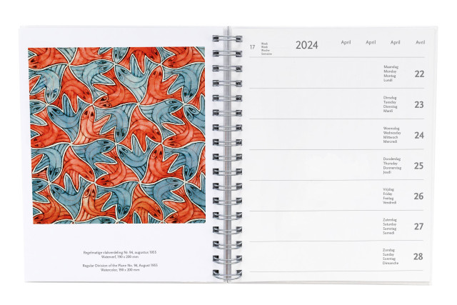M.C. Escher weekagenda 2024