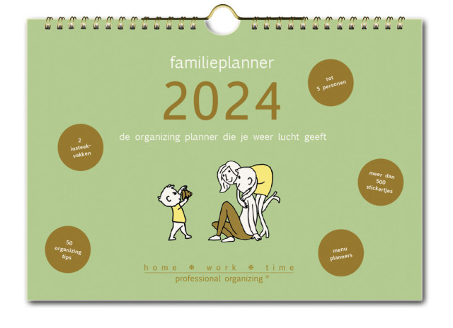 Homeworktime familie planner 2024