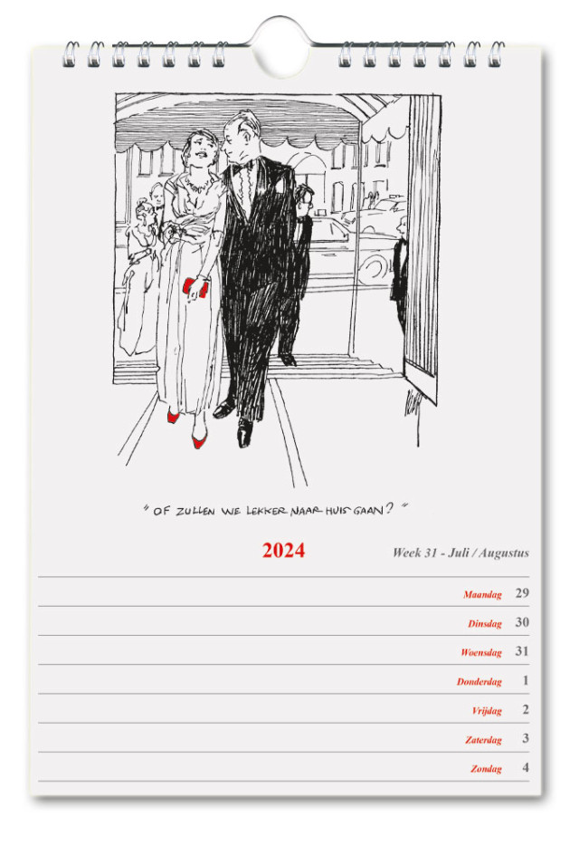 Peter van Straaten weekkalender 2024