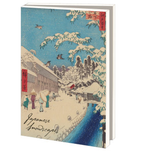 Kaartenmapje met env, groot: Japanese Snowscapes, Chester Beatty