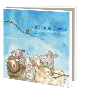 Kaartenmapje met env, vierkant: Christmas Carols, Martine van Nieuwenhuyzen