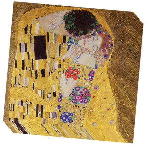 Servetten: The Kiss, Gustav Klimt