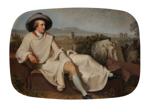 Dienblad: Goethe in der römischen Campagna, J.H.W. Tischbein, Städel Museum