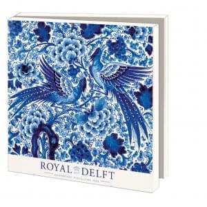 Kaartenmapje met env, vierkant: Royal Delft, Koninklijke Porceleyne Fles