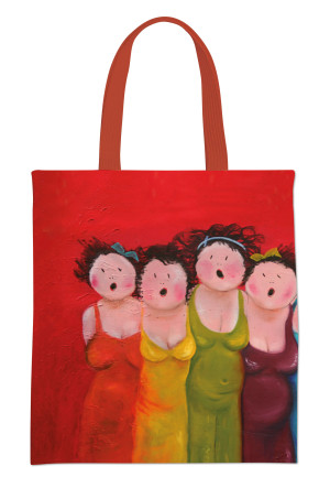 Tote bag: Uit volle borst, Judith Stam