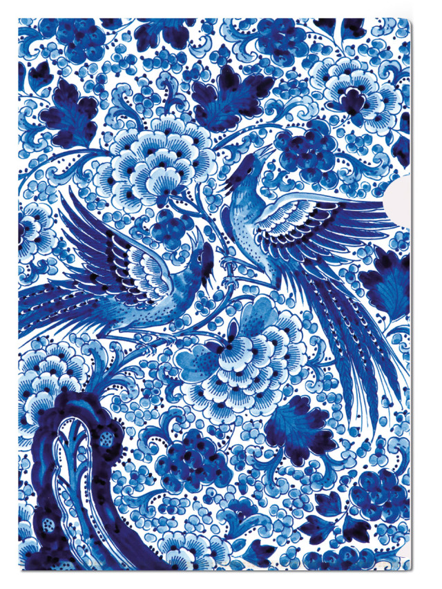 L-mapje A4 formaat: Royal Delft