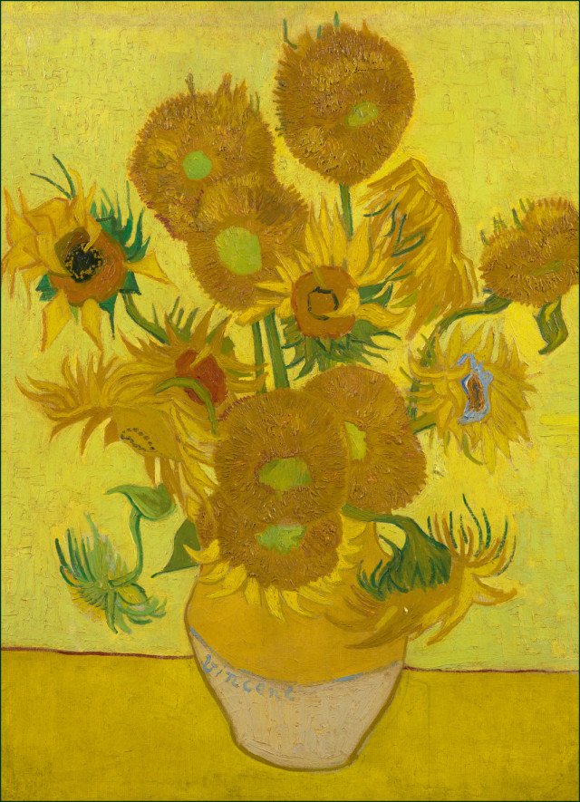 Puzzel (1.000 stukjes): Sunflowers, Vincent van Gogh, Van Gogh Museum