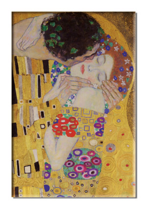 Koelkastmagneet: The Kiss, Gustav Klimt
