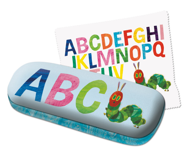 Brillenkoker incl. brillendoekje: Alphabet, The very hungry caterpillar, Eric Carle